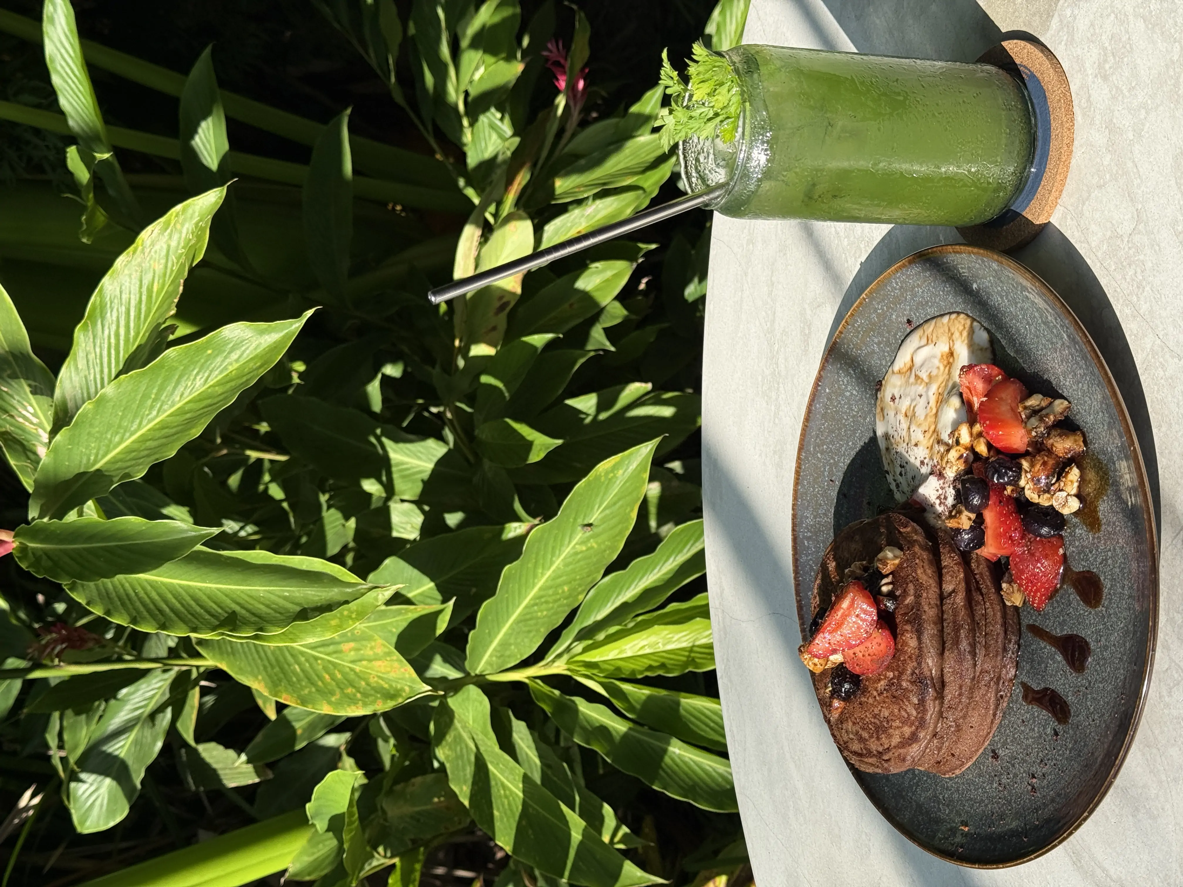 Colorful lunch plate
